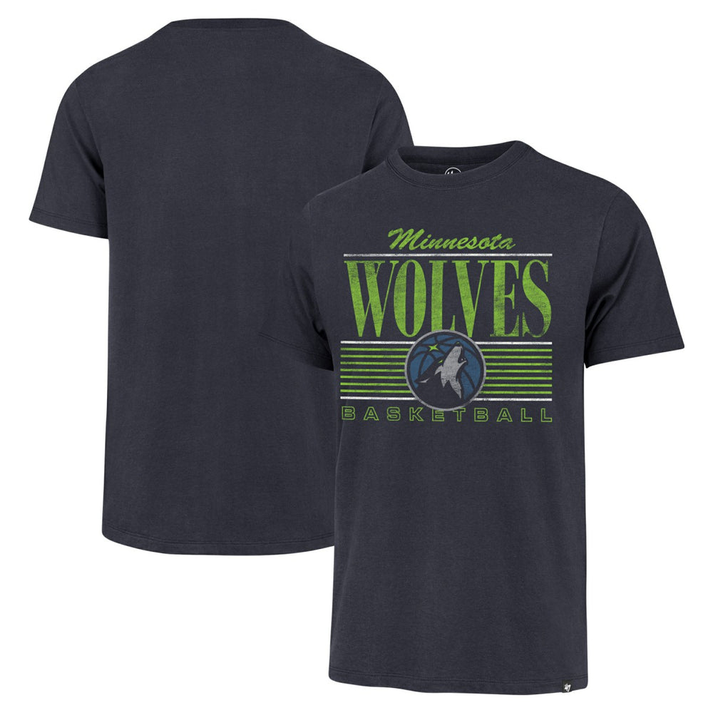 Minnesota Timberwolves '47 Remix Franklin T-Shirt Navy | 47 brand US