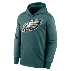 Nike Jalen Hurts Philadelphia Eagles Player Name & Number Therma Hoodie Midnight Green