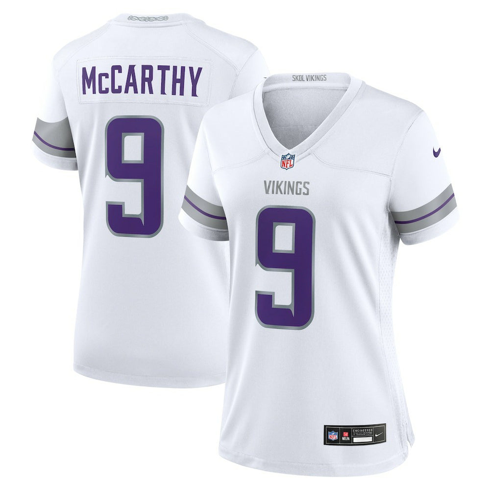 Nike J.J. McCarthy Minnesota Vikings Women's Alternate Game Player Jersey White