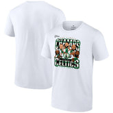 Boston Celtics 2024 NBA Finals Champions Pull Up Jumper Caricature T-Shirt White | Fanatics Near Me