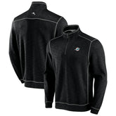 Miami Dolphins Tobago Bay Tri-Blend Half-Zip Sweatshirt Black