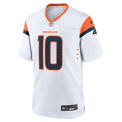 Nike Bo Nix Denver Broncos Game Jersey White