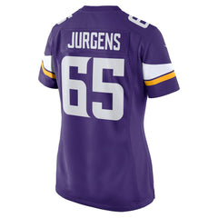 Nike Michael Jurgens Minnesota Vikings Women's Game Jersey Purple