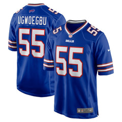 Nike David Ugwoegbu Buffalo Bills Game Jersey Royal