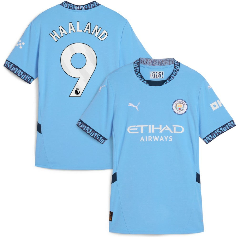 Erling Haaland Manchester City Women's 2024/25 Home Replica Player Jersey Light Blue - Puma sale