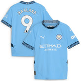 Erling Haaland Manchester City Youth 2024/25 Home Replica Player Jersey Light Blue - Puma Discount