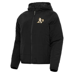 Athletics Antigua Women's Universe Full-Zip Hoodie Jacket - Black - MLB on Sale