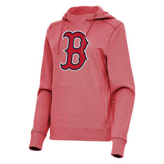 Boston Red Sox Antigua Women's Justice Pullover Hoodie - Heather Red - MLB Sale