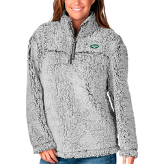 New York Jets G-III 4Her by Carl Banks Women's Sherpa Full-Zip Jacket Gray