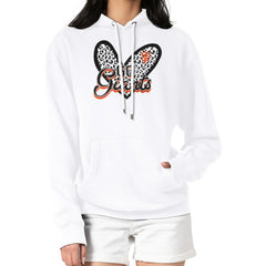 San Francisco Giants G-III 4Her by Carl Banks Women's Leopard Heart Pullover Hoodie - White - MLB Lifestyle