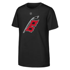 Seth Jarvis Carolina Hurricanes Youth Player Name & Number T-Shirt - Black - NHL 201691932