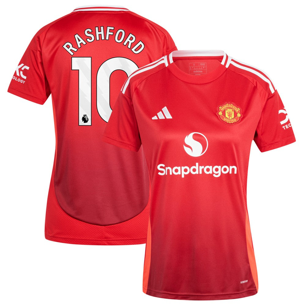 Marcus Rashford Manchester United Women's 2024/25 Home Replica Player Jersey Red - Adidas outlet
