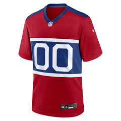 Nike New York Giants Alternate Game Custom Jersey Century Red