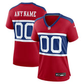 Nike New York Giants Women's Alternate Game Custom Jersey Century Red