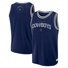 Fanatics Dallas Cowboys Elements Future Ground Jersey Tank Top Navy