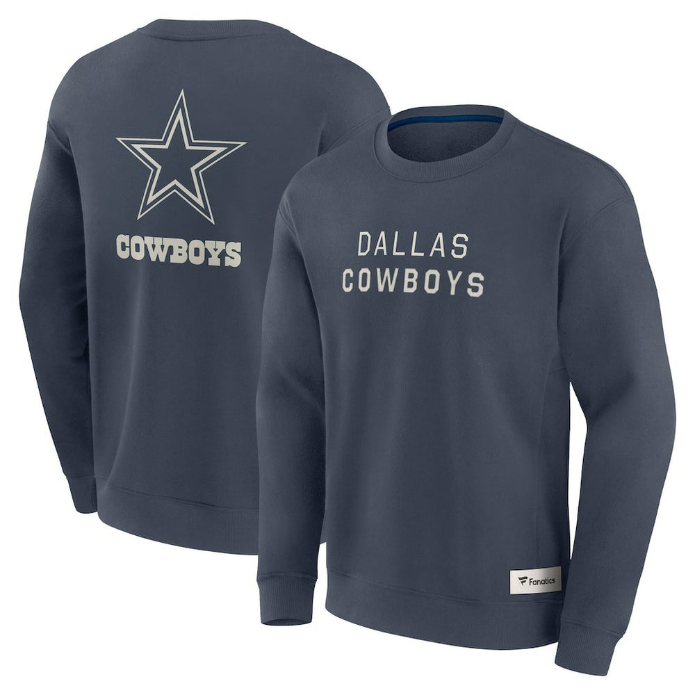 Fanatics Dallas Cowboys Elements Future Ground Lettering Pullover Sweatshirt Navy