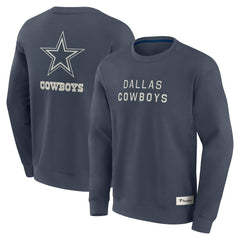Fanatics Dallas Cowboys Elements Future Ground Lettering Pullover Sweatshirt Navy