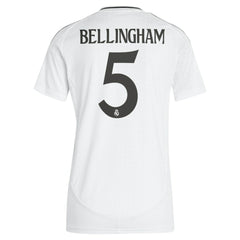 Jude Bellingham Real Madrid Women's 2024/25 Home Replica Player Jersey White - Adidas sale