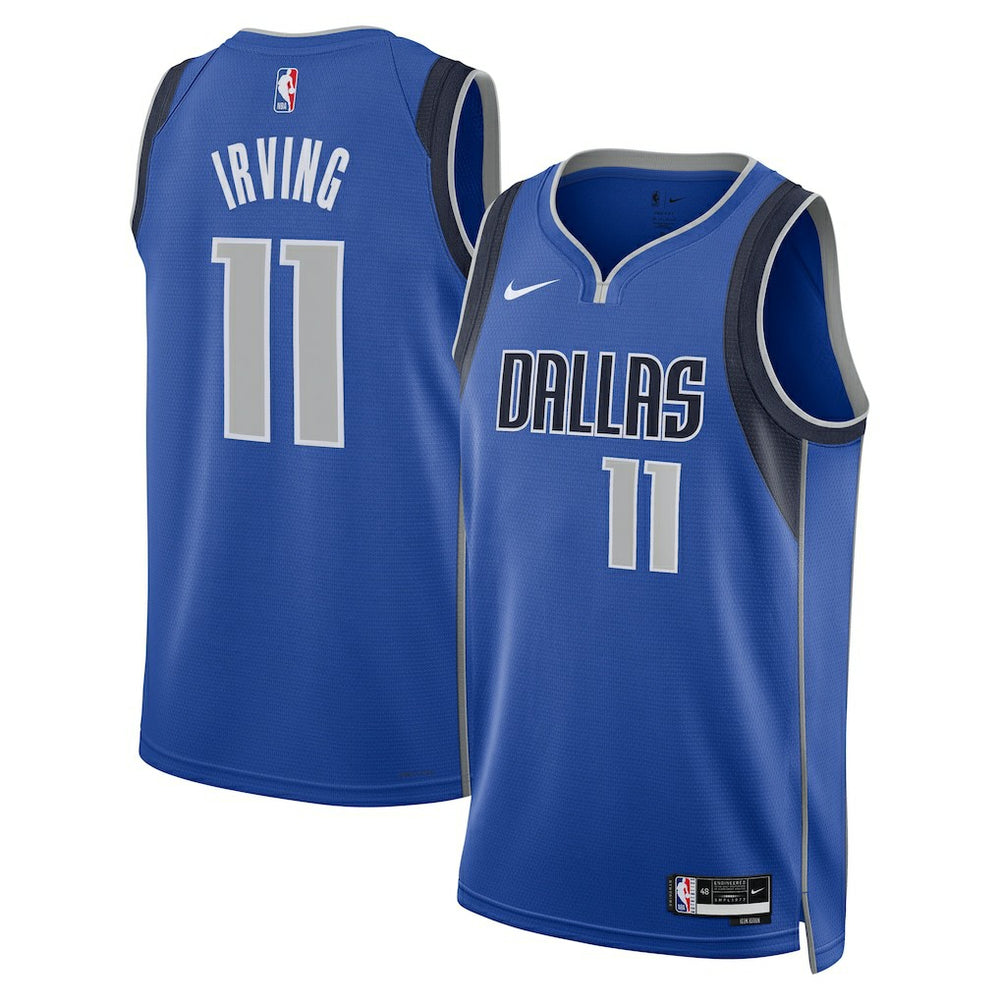 Kyrie Irving Dallas Mavericks Unisex Badge Swingman Replica Jersey for sale Icon Editi- Blue | Nike for sale