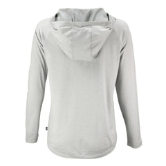 Green Bay Packers Cutter & Buck Women's Coastline Epic Comfort Eco Recycled Long Sleeve Hoodie T-Shirt Gray
