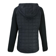 Green Bay Packers Cutter & Buck Women's Rainier PrimaLoft Eco Hybrid Full-Zip Hoodie Jacket Black