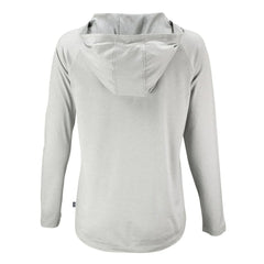 Pittsburgh Steelers Cutter & Buck Women's Coastline Epic Comfort Eco Recycled Long Sleeve Hoodie T-Shirt Gray