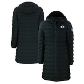 San Francisco 49ers Cutter & Buck Women's Mission Ridge Repreve Eco Insulated Full-Zip Hoodie Long Puffer Jacket Black