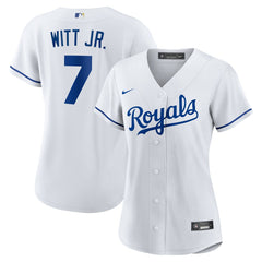 Bobby Witt Jr. Kansas City Royals Nike Women's Home Replica Player Jersey - White - Nike Lifestyle