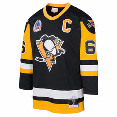 Mario Lemieux Pittsburgh Penguins Mitchell & Ness Youth 1991/92 Captain Patch Power Play Player Jersey - Black - NHL 201700168