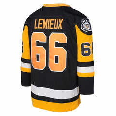Mario Lemieux Pittsburgh Penguins Mitchell & Ness Youth 1991/92 Captain Patch Power Play Player Jersey - Black - NHL 201700168