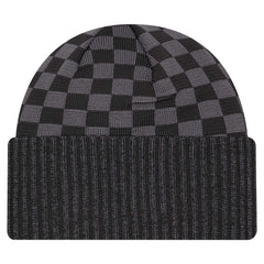 New York Jets New Era Checkered Cuffed Knit Hat Black