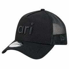 Arizona Cardinals New Era Domain 9FORTY A-Frame Trucker Adjustable Hat Black