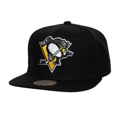 Pittsburgh Penguins Mitchell & Ness Core Top Spot Snapback Hat - Black - NHL 201700832