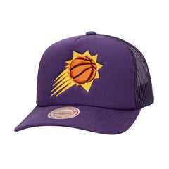Phoenix Suns Core Evergreen OTC Trucker Adjustable Hat Purple | Mitchell & Ness for sale