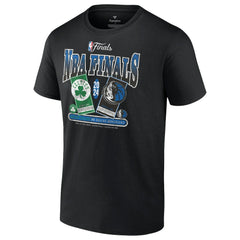 Boston Celtics vs. Dallas Mavericks 2024 NBA Finals Matchup Drive To The Basket T-Shirt Black | Fanatics outlet
