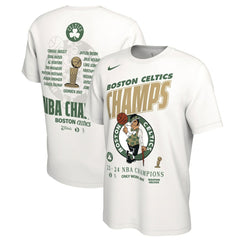 Boston Celtics 2024 NBA Finals Champions Celebration Roster T-Shirt White | Nike online