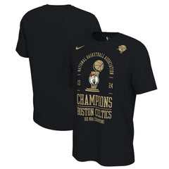 Boston Celtics 18-Time NBA Finals Champions Big & Tall Locker Room T-Shirt Black | Nike US