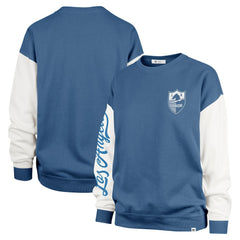 47 brand Los Angeles Chargers '47 Women's Double Header Rise Andie Pullover Sweatshirt Powder Blue