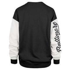 47 brand Baltimore Ravens '47 Women's Double Header Rise Andie Pullover Sweatshirt Black