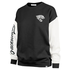47 brand Jacksonville Jaguars '47 Women's Double Header Rise Andie Pullover Sweatshirt Black