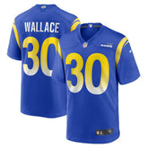 Nike Josh Wallace Los Angeles Rams Game Jersey Royal