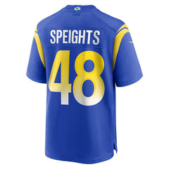 Nike Omar Speights Los Angeles Rams Game Jersey Royal