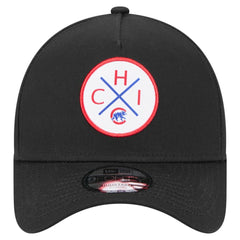 Chicago Cubs New Era 9FORTY A-Frame Adjustable Hat - Black - New Era Online