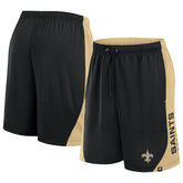 Fanatics New Orleans Saints No Defense Shorts Black