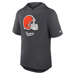 Nike Cleveland Browns Tri-Blend Performance Hoodie T-Shirt Anthracite