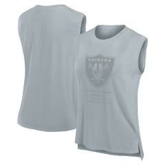 Fanatics Las Vegas Raiders Women's Studio Embrace Tank Top Gray