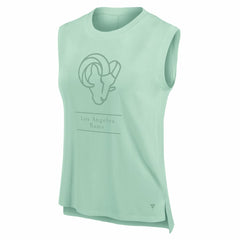 Fanatics Los Angeles Rams Women's Studio Embrace Tank Top Mint