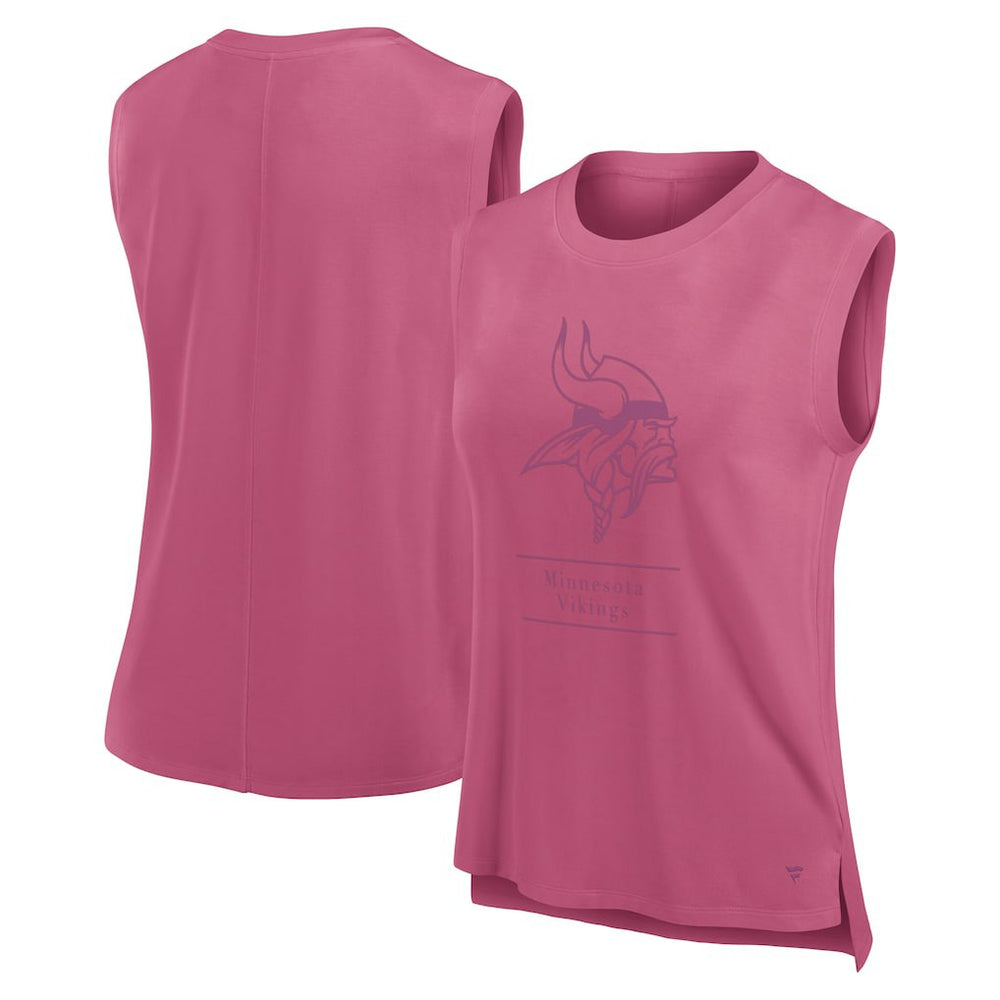 Fanatics Minnesota Vikings Women's Studio Embrace Tank Top Pink