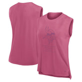 Fanatics Minnesota Vikings Women's Studio Embrace Tank Top Pink