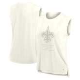 Fanatics New Orleans Saints Women's Studio Embrace Tank Top Cream